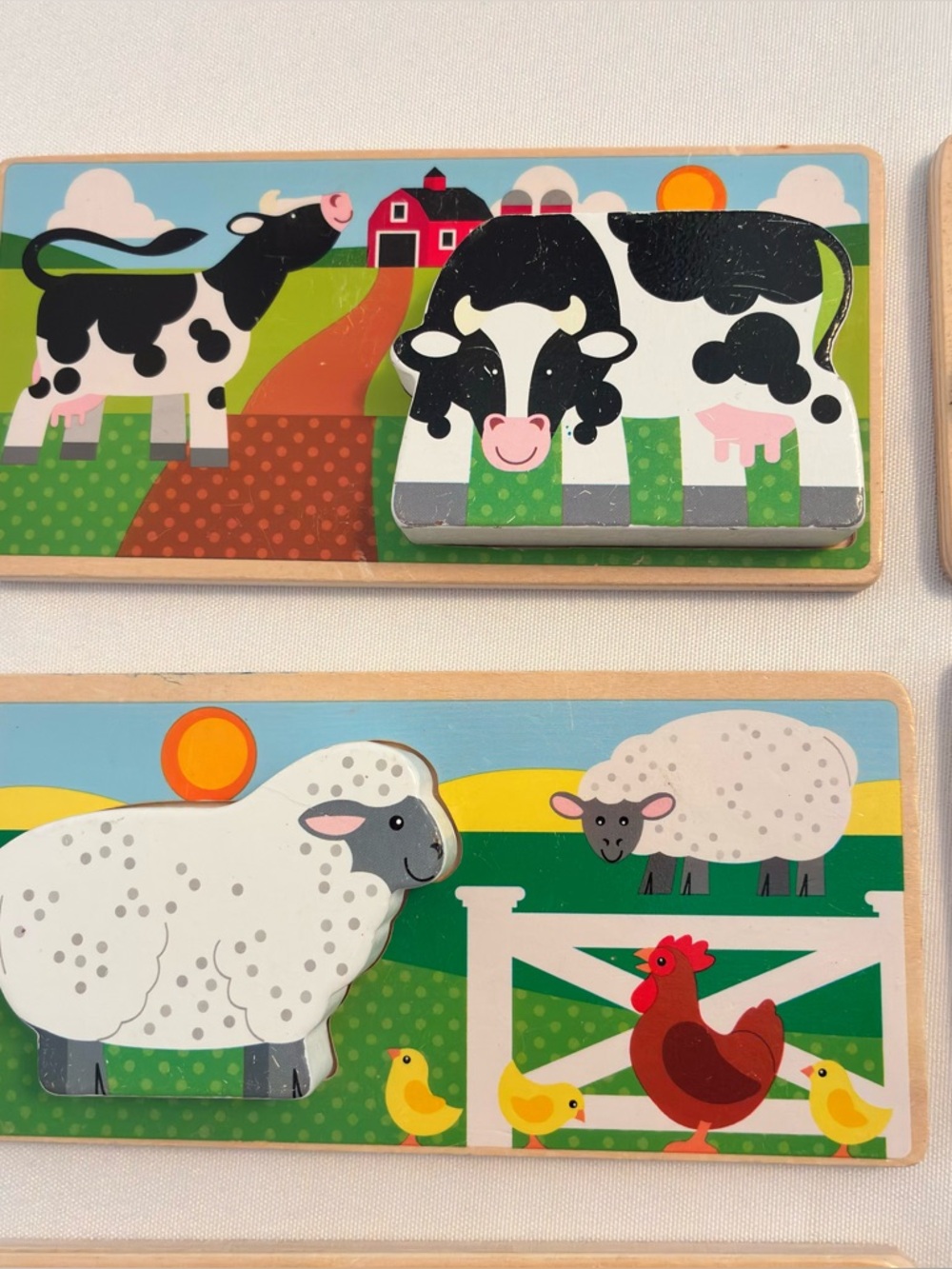Melissa & Doug Animal Picture Boards Reversible Farm Ocean Jungle Forest - Picture 6 of 12